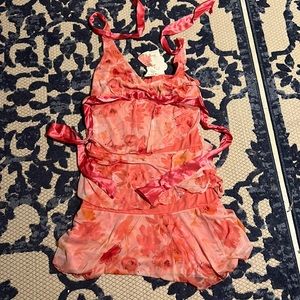 Floral print summer dress